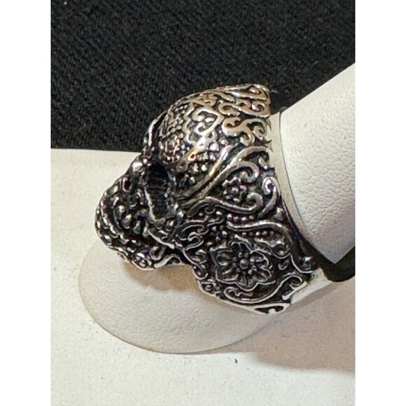 Invicta Skull Stainless Steel Men's Size 10 Gothic - Picture 4 of 8